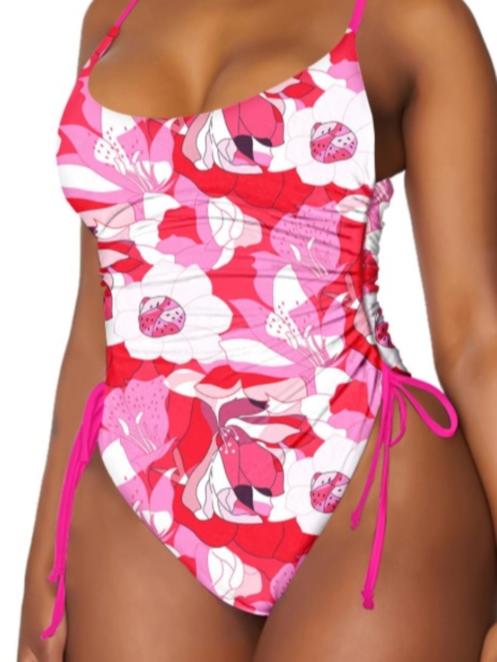 NWOT Womens Floral One Piece Swimsuit